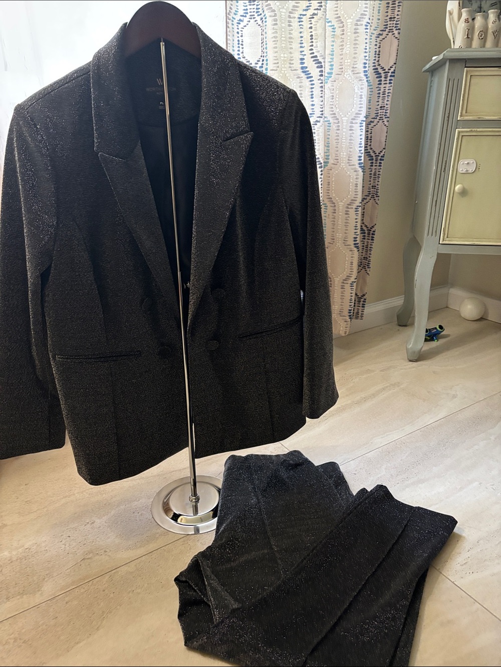Women’s  Worthington Shimmery Blazer and Trousers Suit